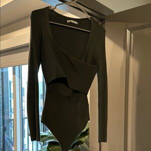 Abercrombie & Fitch Wrap body suit